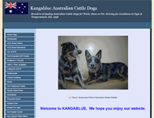 Tablet Screenshot of kangablue.net